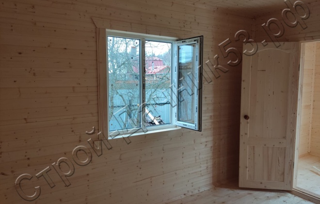 4 Каркасно-щитовой дом Д-25, 6х7м, 42М², Московская область, Можайский район, деревня Никольское (6)